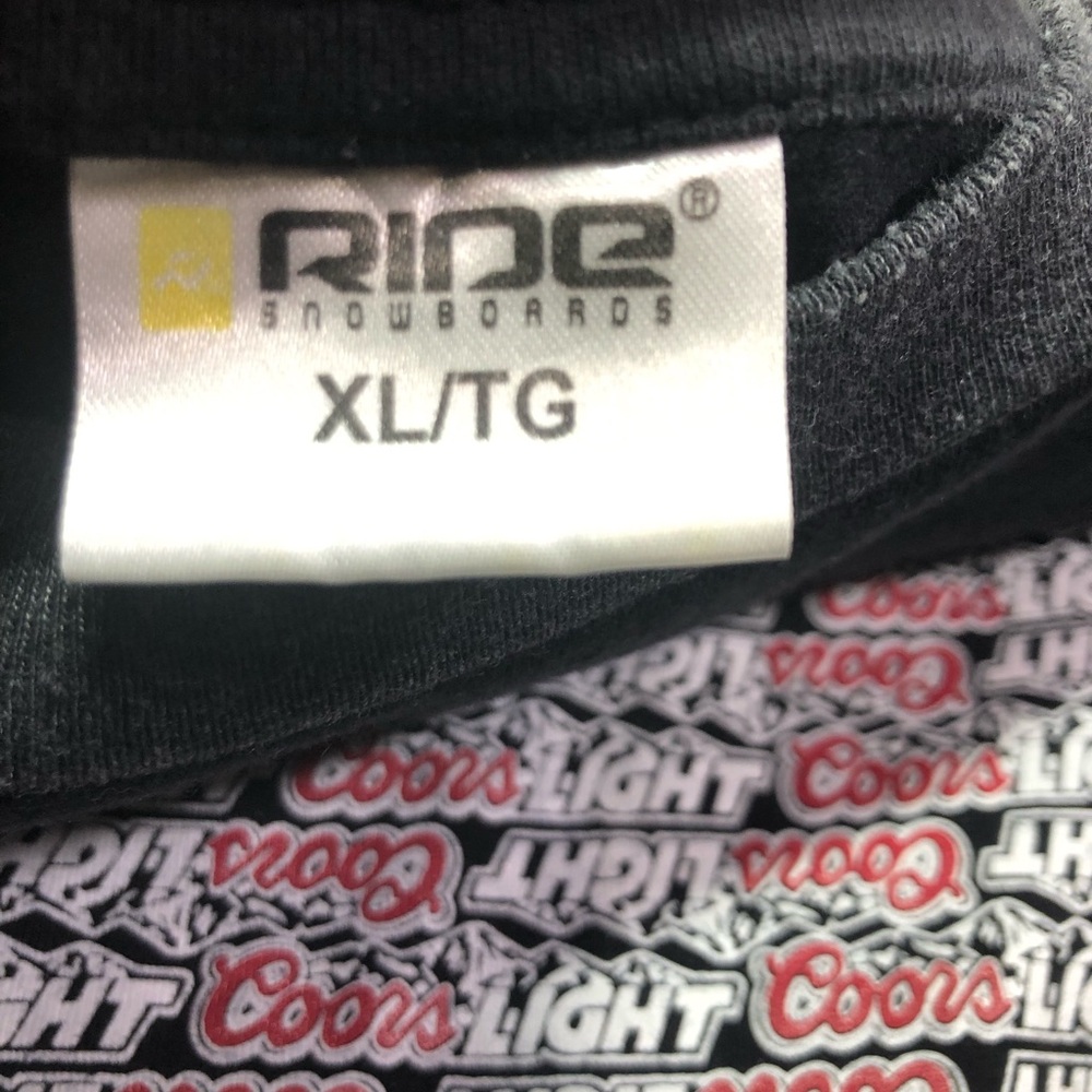 Vintage Long Sleeve Coors Light Shirt XL - Picture 5 of 9
